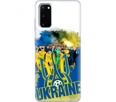 Силіконовий чохол Remax Samsung G980 Galaxy S20 Ukraine national team