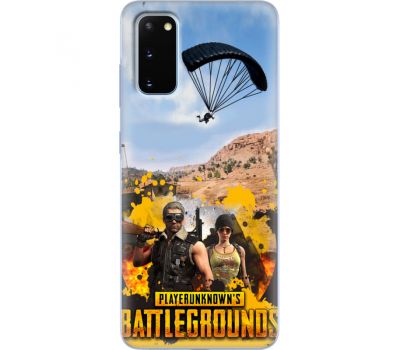 Силіконовий чохол Remax Samsung G980 Galaxy S20 Pubg parachute