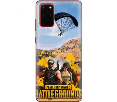 Силіконовий чохол Remax Samsung G985 Galaxy S20 Plus Pubg parachute