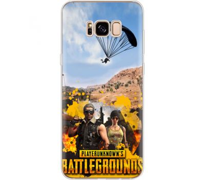 Силіконовий чохол Remax Samsung G955 Galaxy S8 Plus Pubg parachute