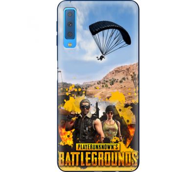 Силіконовий чохол Remax Samsung A750 Galaxy A7 2018 Pubg parachute