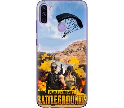 Силіконовий чохол Remax Samsung M115 Galaxy M11 Pubg parachute