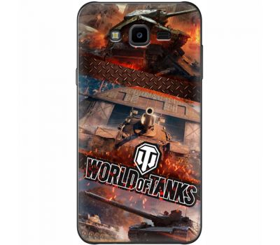 Силіконовий чохол Remax Samsung J700H Galaxy J7 World Of Tanks