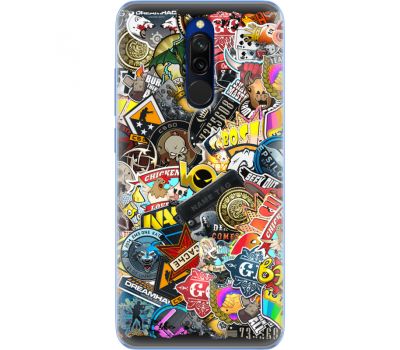 Силіконовий чохол Remax Xiaomi Redmi 8 CS:Go Stickerbombing*