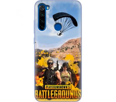 Силіконовий чохол Remax Xiaomi Redmi Note 8T Pubg parachute