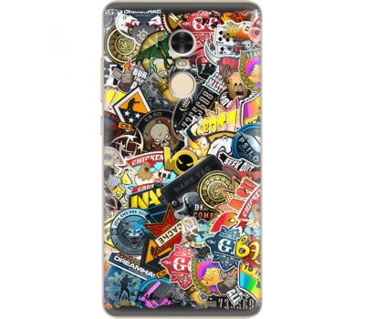 Силіконовий чохол Remax Xiaomi Redmi Note 4 CS:Go Stickerbombing