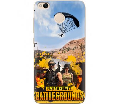 Силіконовий чохол Remax Xiaomi Redmi 4x Pubg parachute