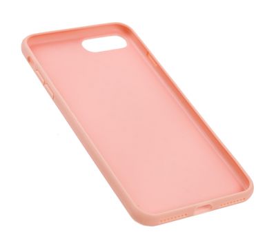 Чохол для iPhone 7 Plus / 8 Plus шкіра метал рожевий 1319437