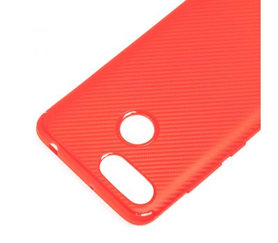 Чохол для Xiaomi Redmi 6 Carbon червоний 132447