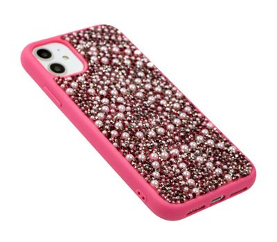 Чохол для iPhone 11 Bling World Ornament Pearl Diamonds рожевий 1322922