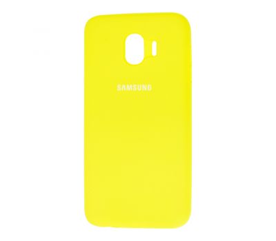 Чохол для Samsung Galaxy J4 2018 (J400) Silicone Full лимонний