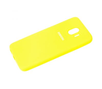 Чохол для Samsung Galaxy J4 2018 (J400) Silicone Full лимонний 1325930