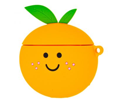 Чохол для AirPods Smile Fruits помаранчевий 1325694