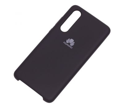 Чохол для Huawei P30 Silky Soft Touch "чорний" 1327081