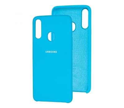 Чохол для Samsung Galaxy A20s (A207) Silky Soft Touch блакитний