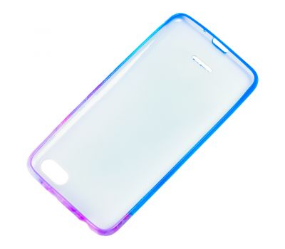 Чохол для Xiaomi Redmi 6A "силікон Mix" мармур блакитний 1329340