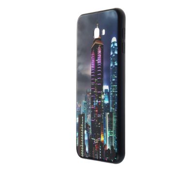 Чохол для Samsung Galaxy J4+ 2018 (J415) glass new "Хмарочос"