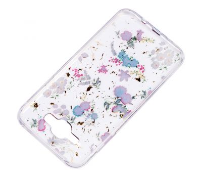 Чохол для Samsung Galaxy J7 (J700) Flowers Confetti "польові квіти" 1334495