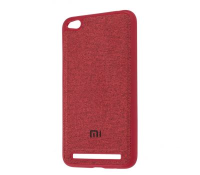 Чохол для Xiaomi Redmi 5a Textile червоний