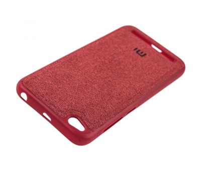 Чохол для Xiaomi Redmi 5a Textile червоний 1336186