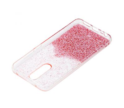 Чохол для Xiaomi Redmi 8 Fashion блискітки + popsocket рожевий 1336209
