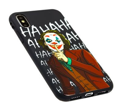 Чохол для iPhone X/Xs Joker Scary Face hahaha 1337438