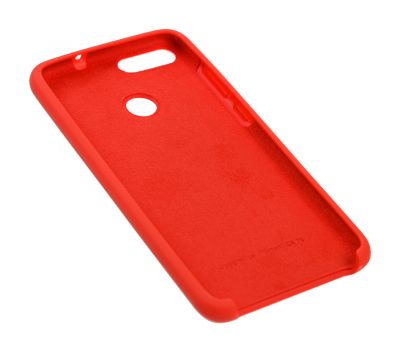 Чохол для Huawei P Smart Silky Soft Touch темно-червоний 1337665