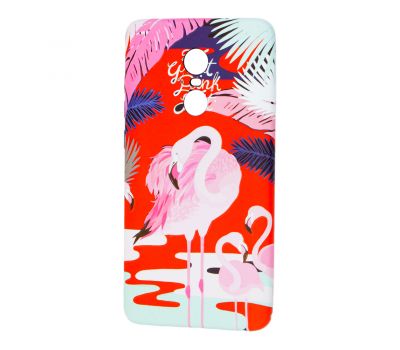 Чохол для Xiaomi Redmi Note 4x Star case рожевий фламінго