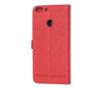 Чохол книжка для Huawei P Smart Rock із двома вікнами червоний 1342736