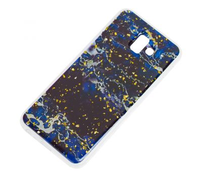Чохол для Samsung Galaxy J6+ 2018 (J610) Art confetti "мармур синій" 1342582
