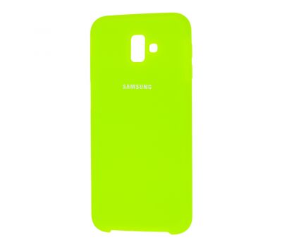 Чохол для Samsung Galaxy J6+ 2018 (J610) Silky лайм