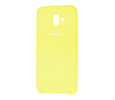 Чохол для Samsung Galaxy J6+ 2018 (J610) Silky лимонний