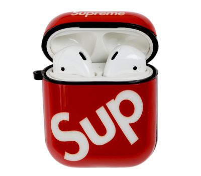 Чохол для AirPods Young Style "supreme red"