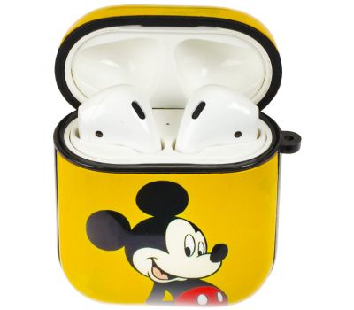 Чохол для AirPods Young Style Mickey Mouse жовтий