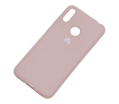 Чохол для Huawei Y7 2019 Silicone Full рожевий пісок 1348382