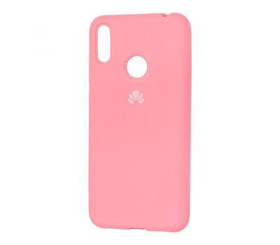 Чохол для Huawei Y7 2019 Silicone Full світло-рожевий
