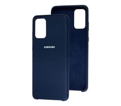 Чохол для Samsung Galaxy S20+ (G985) Silky Soft Touch "темно-синій"