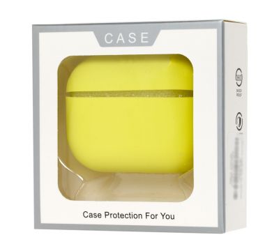 Чохол для AirPods Pro Slim vip case "лимонний" 1354459
