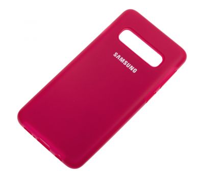 Чохол для Samsung Galaxy S10 (G973) Silicone Full бордовий / Marsala 1358720