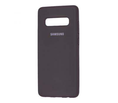 Чохол для Samsung Galaxy S10+ (G975) Silicone Full оливковий 1358763