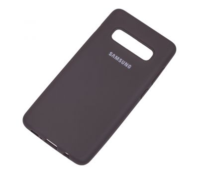 Чохол для Samsung Galaxy S10+ (G975) Silicone Full оливковий 1358764