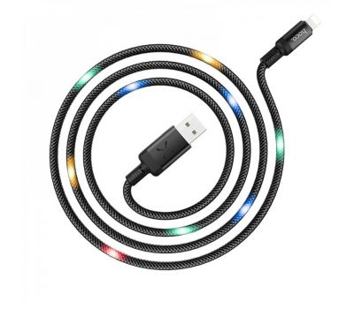 Кабель USB Hoco U63 Spirit Lightning 1,2m черный 1360499
