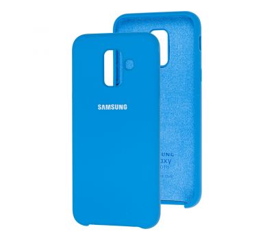 Чохол для Samsung Galaxy A6 2018 (A600) Silky Soft Touch блідо-синій