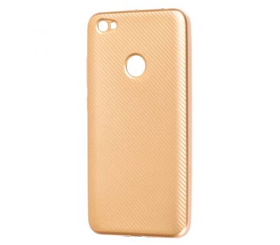 Чохол для Xiaomi Redmi Note 5a Prime Carbon Protection Case золотистий