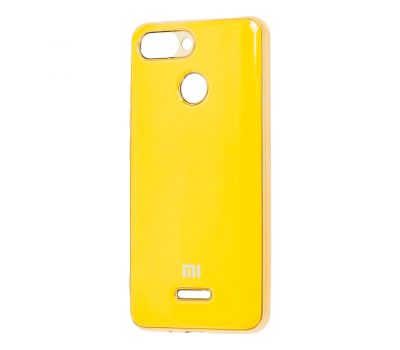 Чохол для Xiaomi Redmi 6 Silicone case (TPU) жовтий