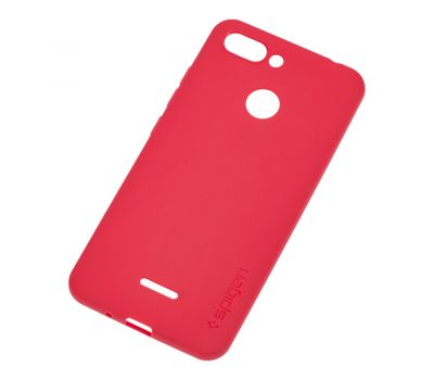 Чохол для Xiaomi Redmi 6 Spigen soft matt червоний 1374795
