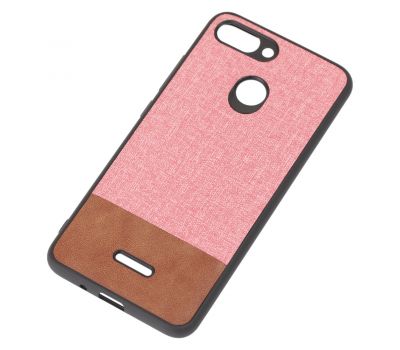 Чохол для Xiaomi Redmi 6 Hard Textile рожево-коричневий 1374309