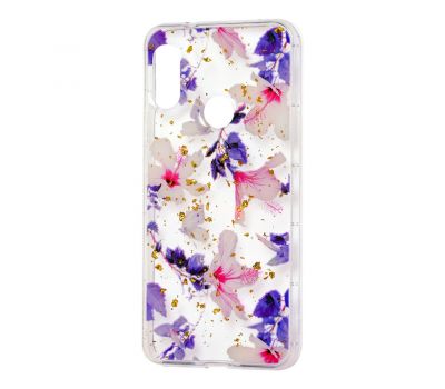 Чохол для Xiaomi Redmi 6 Pro / Mi A2 Lite Flowers Confetti "китайська фіолетова троян