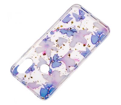 Чохол для Xiaomi Redmi 6 Pro / Mi A2 Lite Flowers Confetti "китайська фіолетова троян 1374510