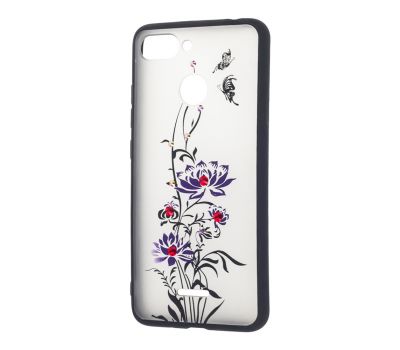 Чохол для Xiaomi Redmi 6 "квіти стрази 4"